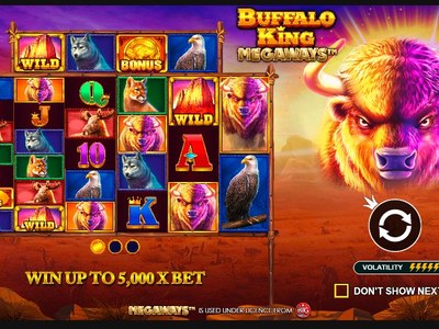 Игровой аппарат Buffalo King Megaways студии Pragmatic Play